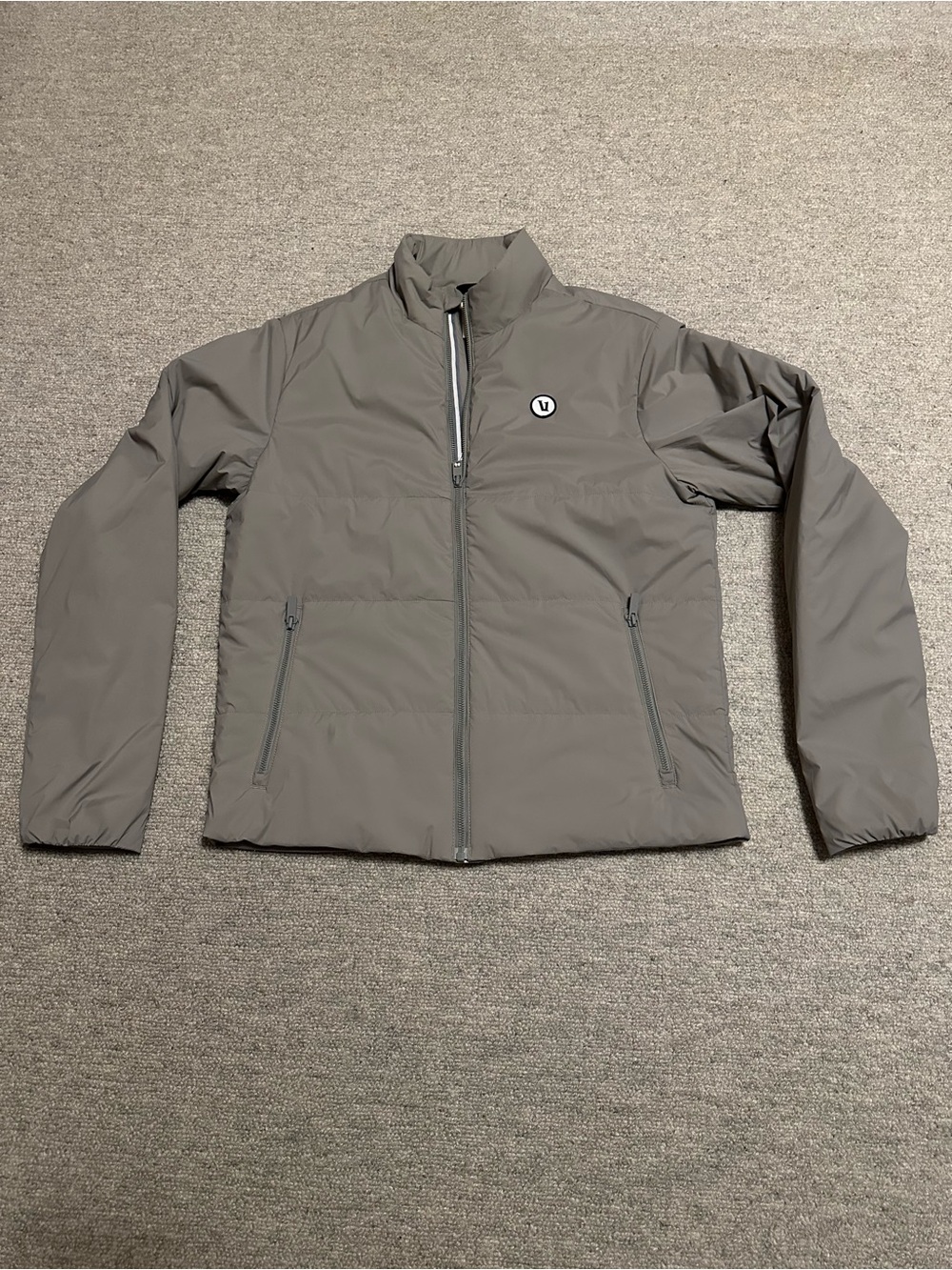 Vuori Echo 2.0 Insulated Jacket Light Gray Large